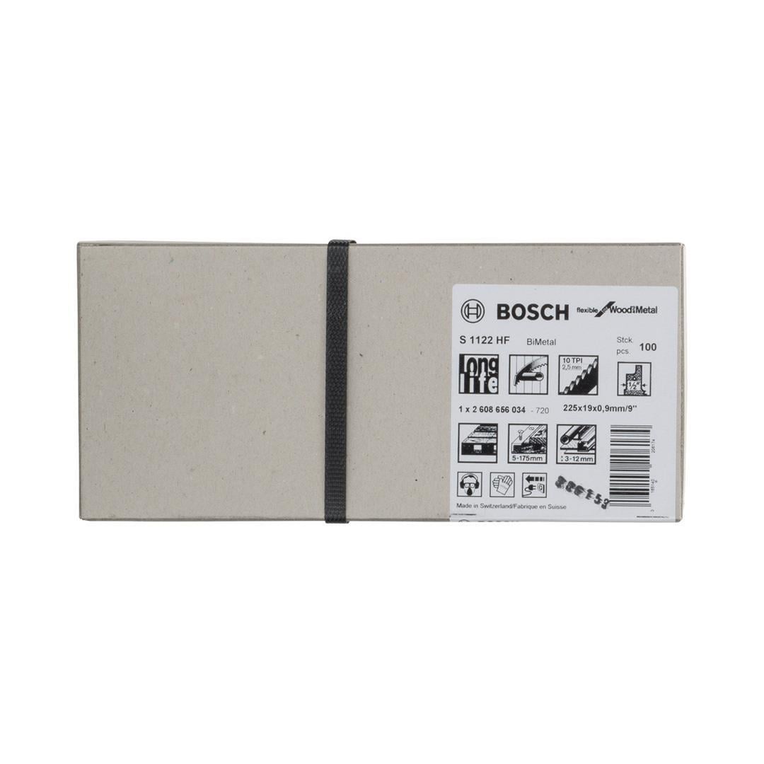 Bosch S 1122 HF Flexible Wood and Metal 100'lü Ahşap ve Metal Tilki Kuyruğu Testere Bıçağı