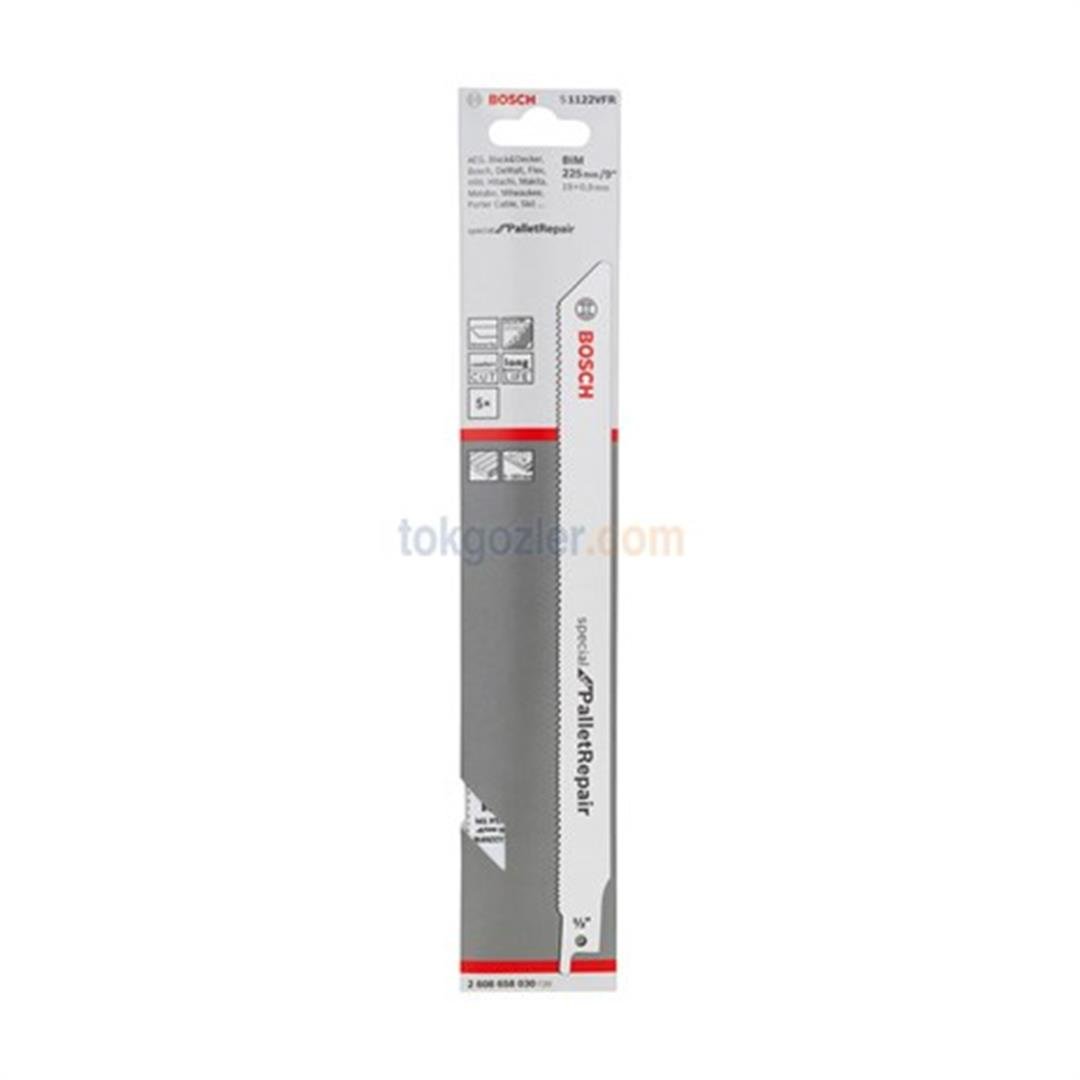 Bosch S 1122 VFR Special for PalletRepair 5'li Panter Testere Bıçağı