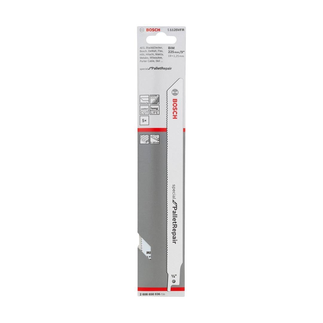 Bosch S 1125 VFR Special for PalletRepair 5'li Panter Testere Bıçağı