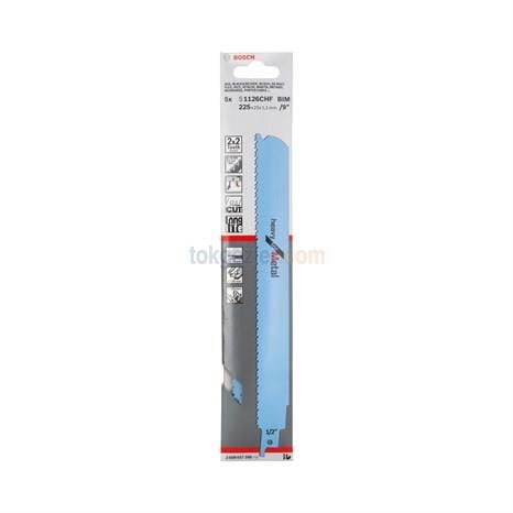 Bosch S 1126 CHF Heavy for Metal 5'li Metal Tilki Kuyruğu Testere Bıçağı