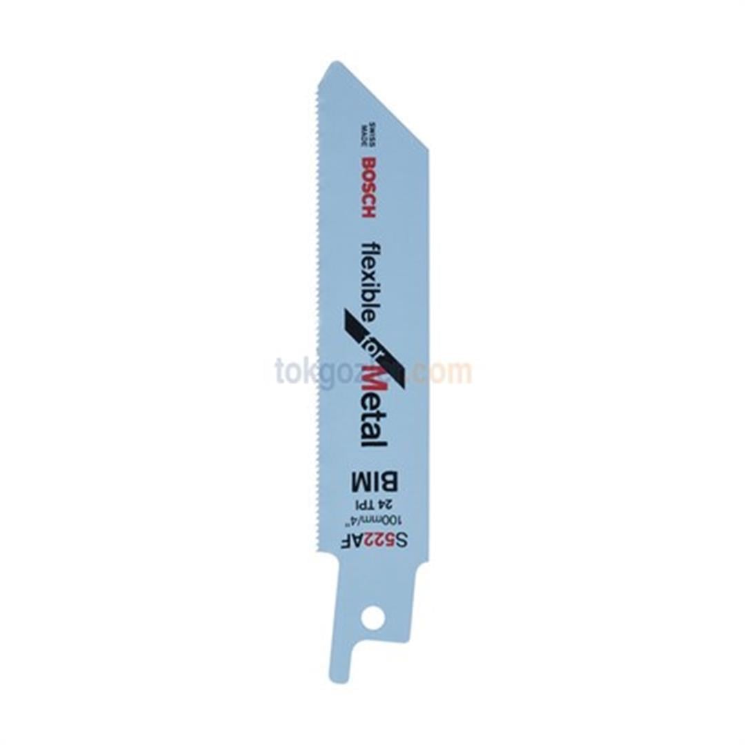 Bosch S 522 AF Flexible for Metal 5'li Metal Tilki Kuyruğu Testere Bıçağı