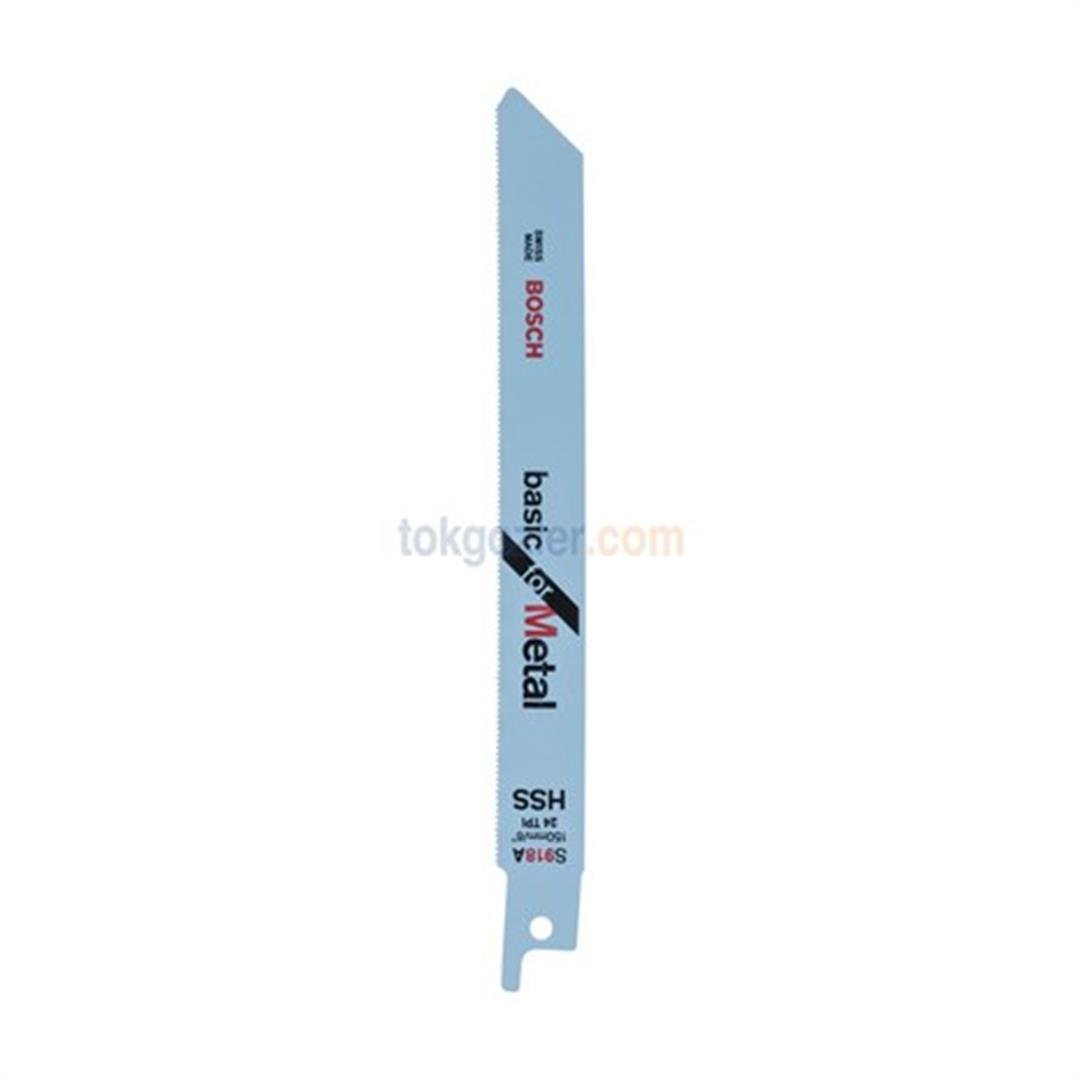 Bosch S 918 AF Basic for Metal 5'li Metal Tilki Kuyruğu Testere Bıçağı