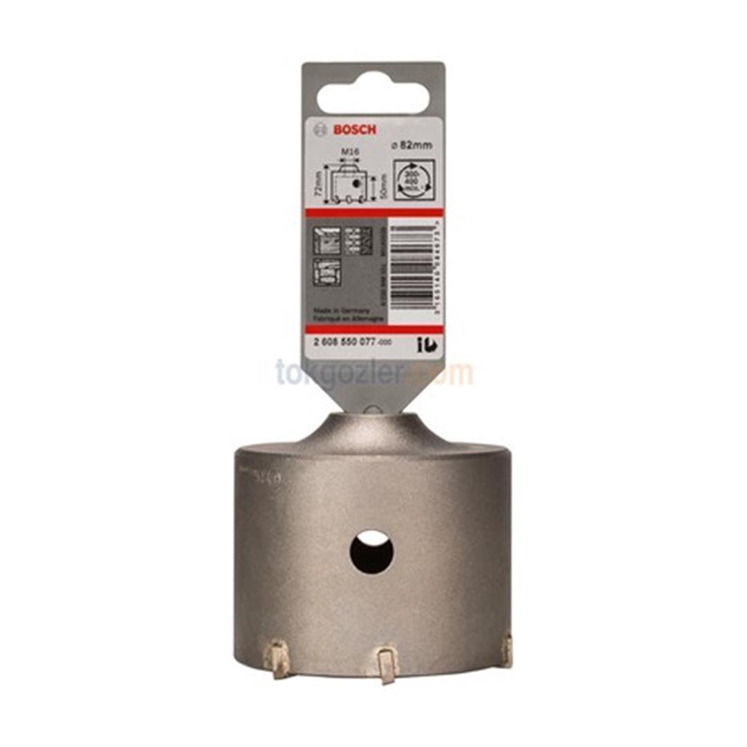 Bosch SDS-Plus-9 Altıgen adaptör İçin Buat Ucu 82x80 mm