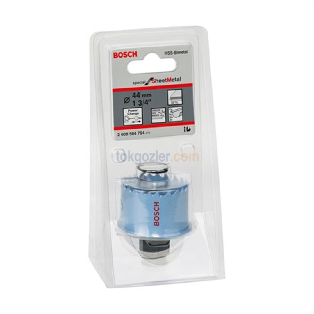 Bosch Sheet Metal Panç - Delik Açma Testeresi 44 mm