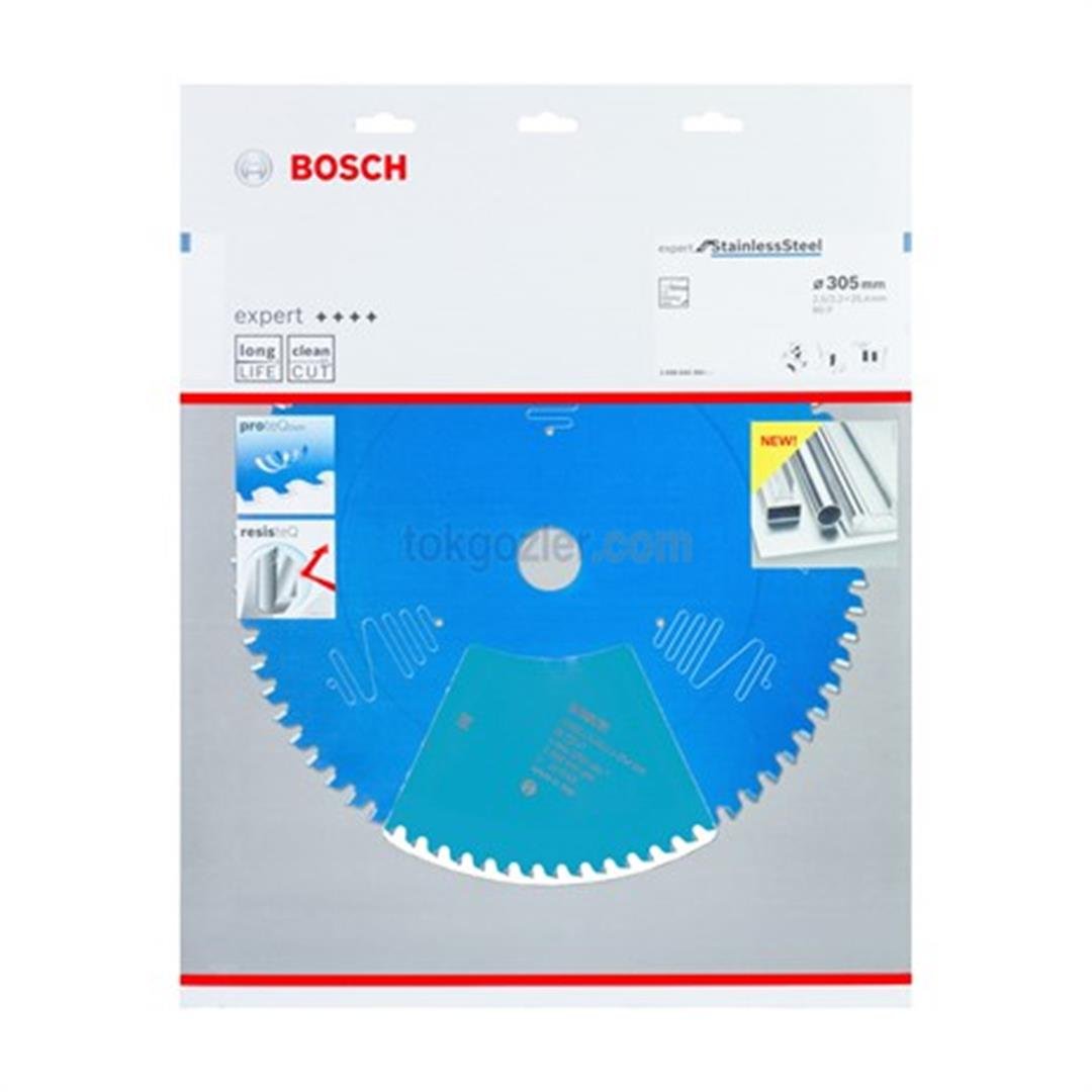 Bosch Stainless Steel 305x25.4 80 mm Diş Paslanmaz Çelik Daire Testere Bıçağı