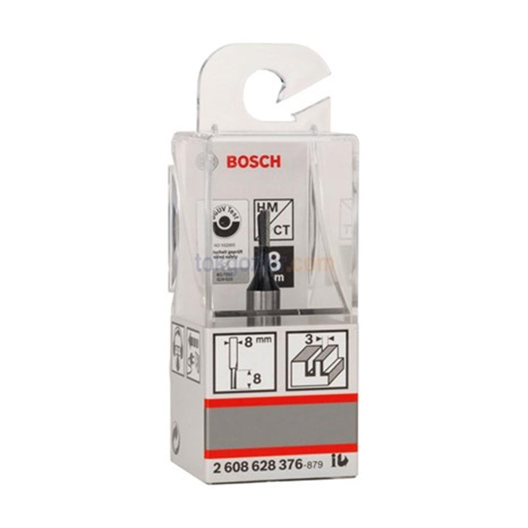 Bosch Standard Wood Ahşap Düz Freze Ucu 8x3x51 mm