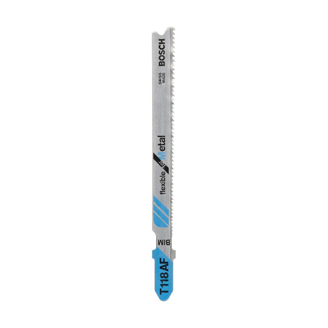 Bosch T 118 AF Flexible for Metal 5'li Metal İçin Dekupaj Testeresi Bıçağı