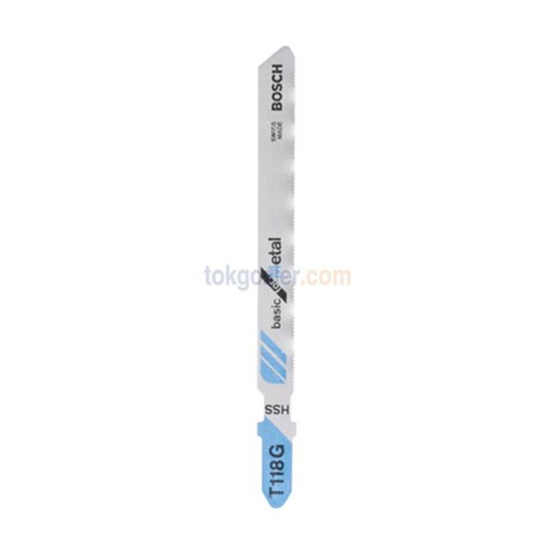 Bosch T 118 G Basic for Metal 5'li Metal İçin Dekupaj Testeresi Bıçağı
