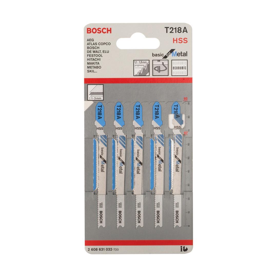 Bosch T 218 A Basic for Metal 5'li Metal İçin Dekupaj Testeresi Bıçağı