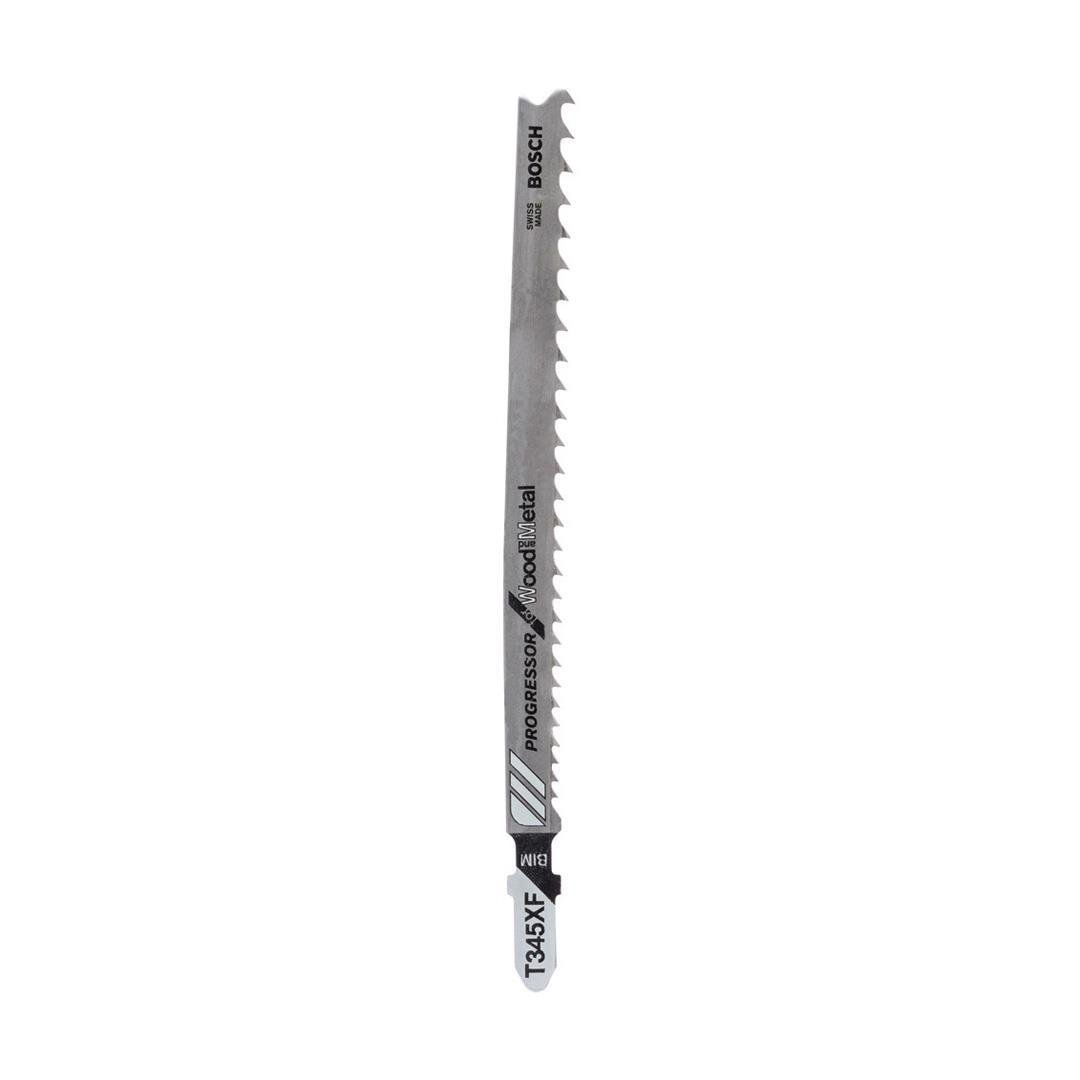 Bosch T 345 XF Progressor WoodandMetal 5'li Ahşap ve Metap İçin Dekupaj Testeresi Bıçağı