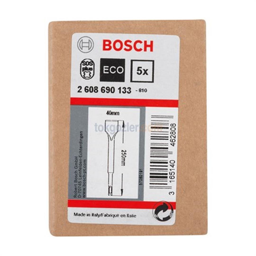 Bosch Yassı Keski SDS-Plus 250x40 mm 5'li