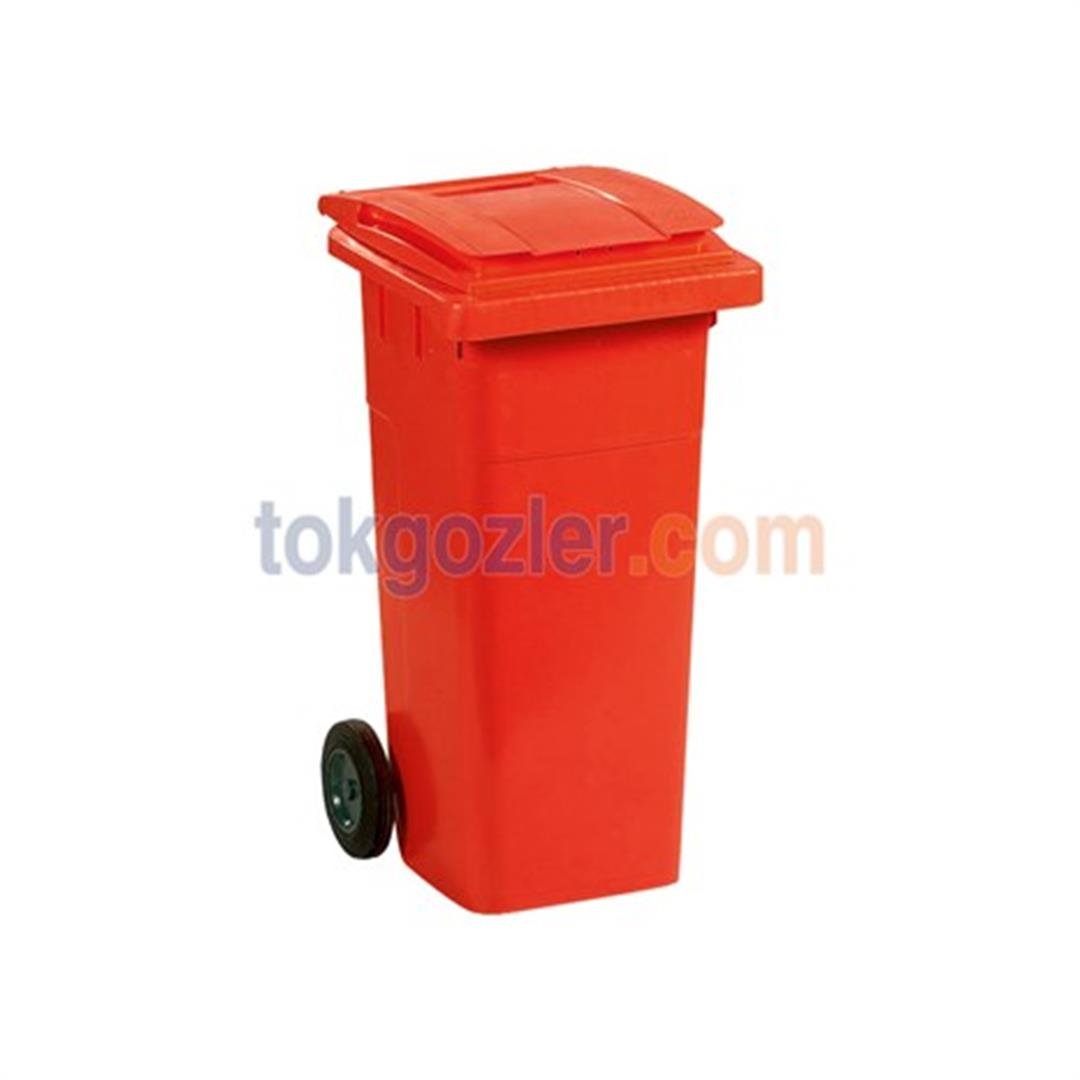 Çk 400 Çöp Konteyneri 120 Litre Kırmızı