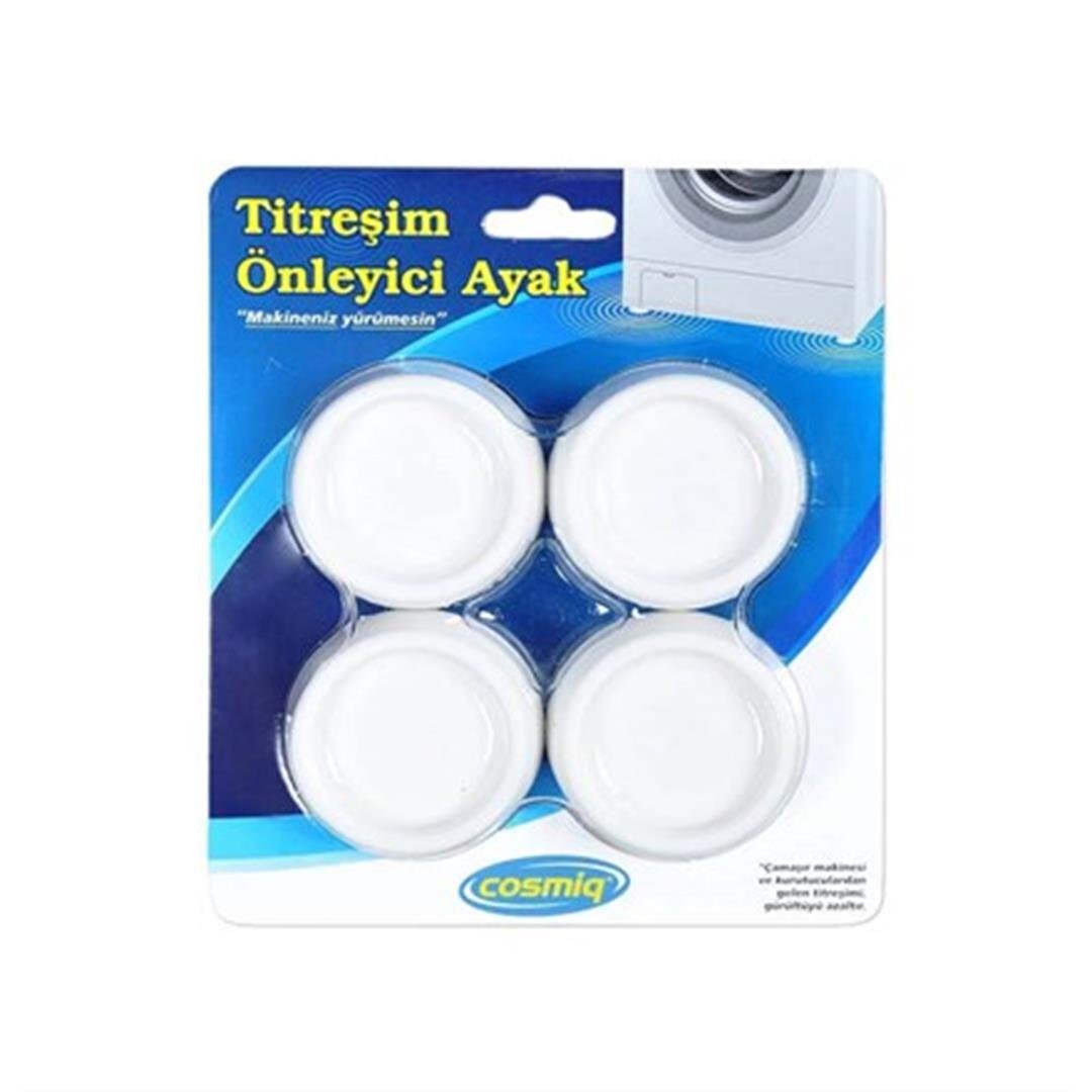Cosmiq Çamaşır Makinesi ve Kurutma Makinesi Titreşim Önleyici Ayak 4'lü Paket
