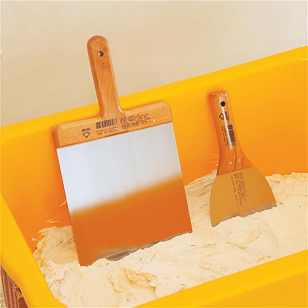 Dekor 10 cm Macun Ispatulası (004) Ahşap Saplı