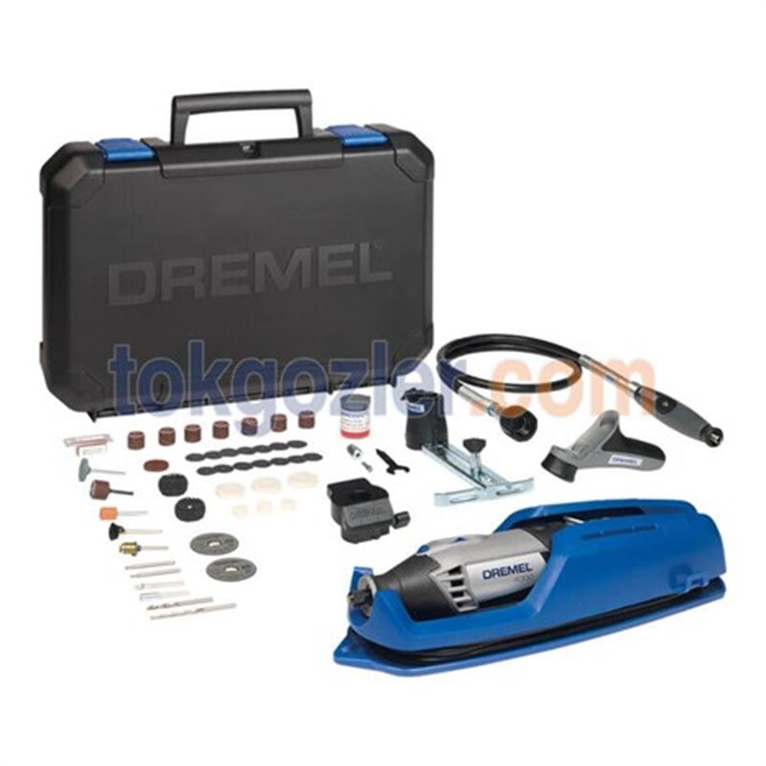 Dremel 4000 4/65 EZ 175 Watt El Motoru 4/65 Aksesuarlı