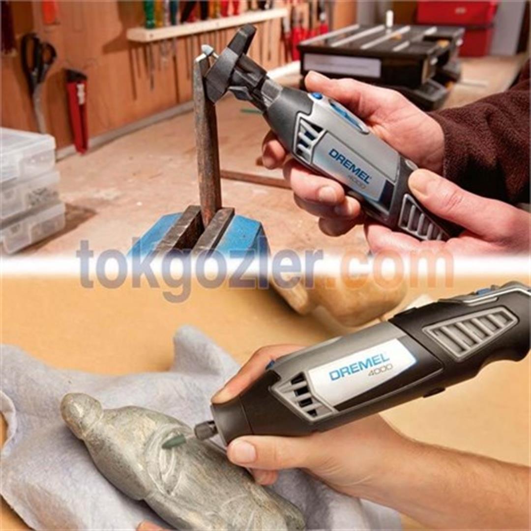 Dremel 4000 4/65 EZ 175 Watt El Motoru 4/65 Aksesuarlı