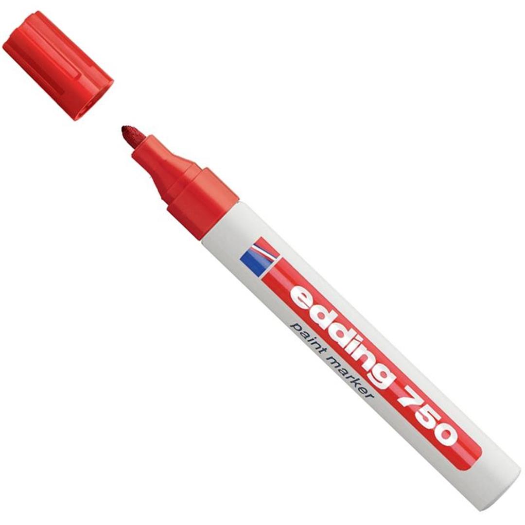 Edding 750 Markalama Kalemi-Kırmızı