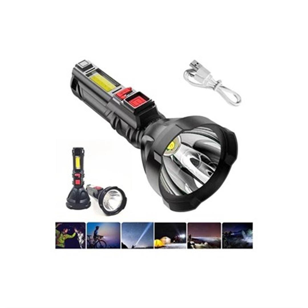 Gold Silver GS-850 USB Şarjlı 10W El Feneri