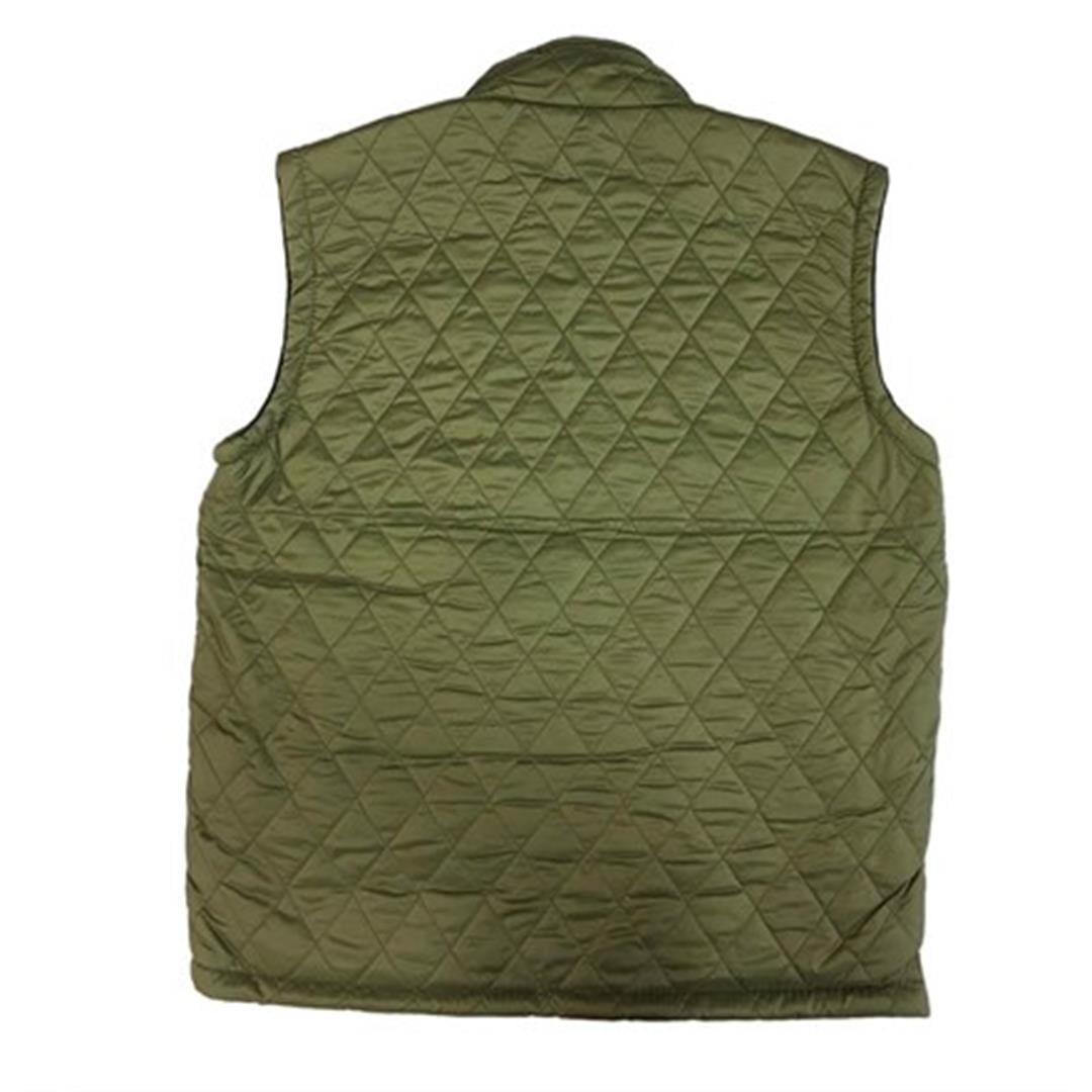 Haki Polar Astarlı Kapitone Yelek - L