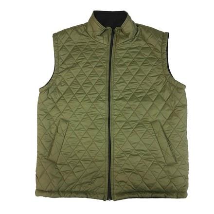 Haki Polar Astarlı Kapitone Yelek - S