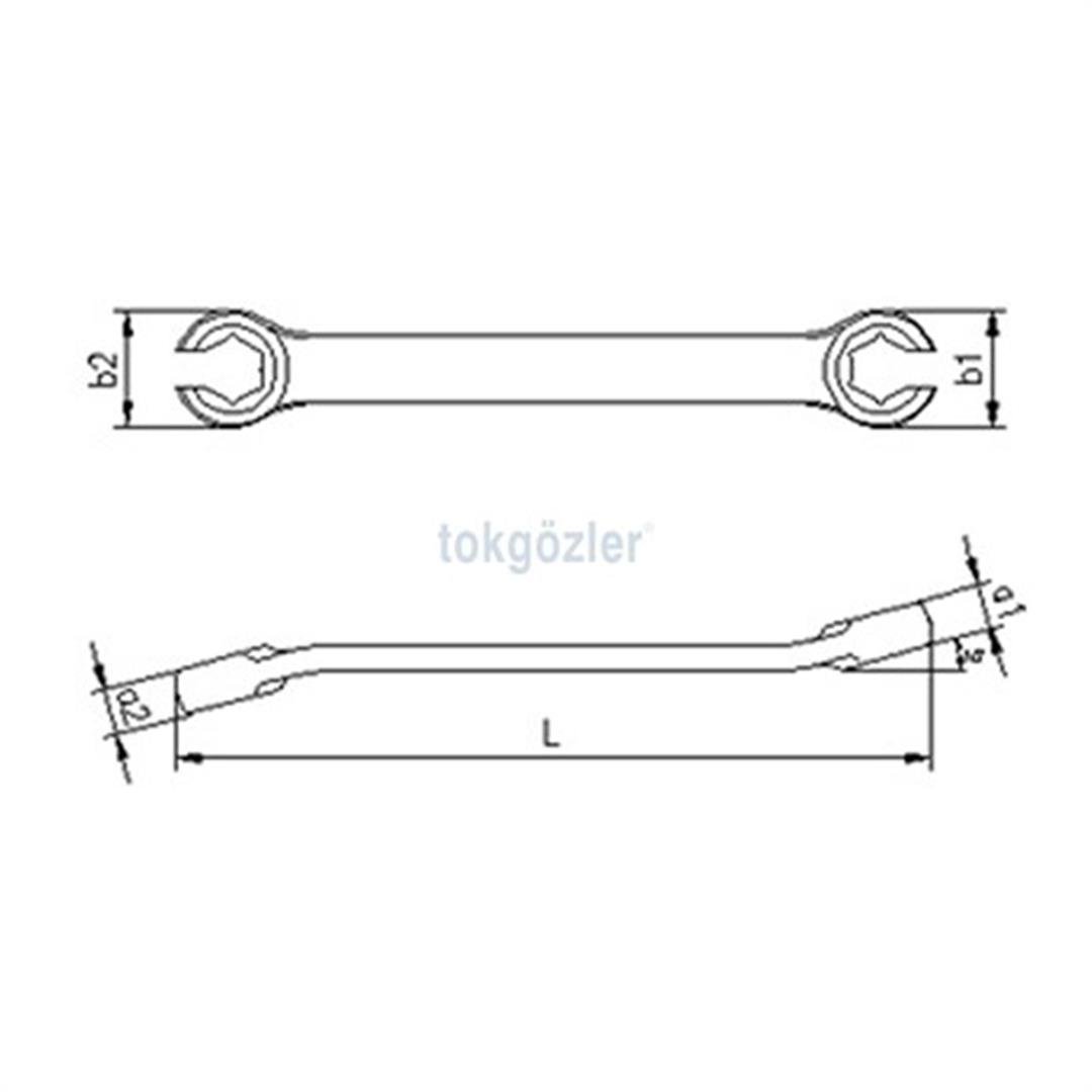 İzeltaş 0540 Rekor Anahtar 17x19 mm
