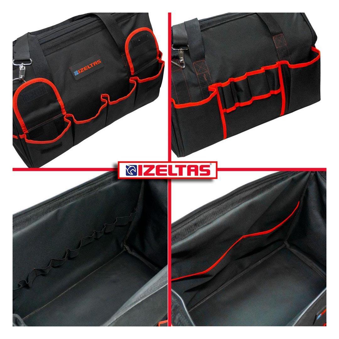 İzeltaş 14000004133 Fermuarlı Bez Alet Takım Çantası - Büyük Boy