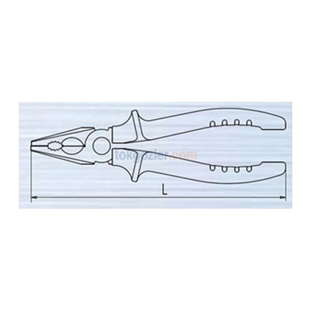 İzeltaş 3020 Kombine Pense Rod Seri 180 mm