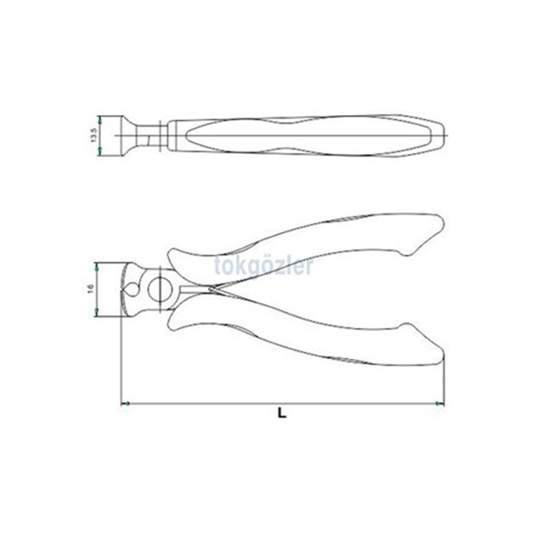 İzeltaş 3551 Elektronikçi Tepe Keski 125 mm