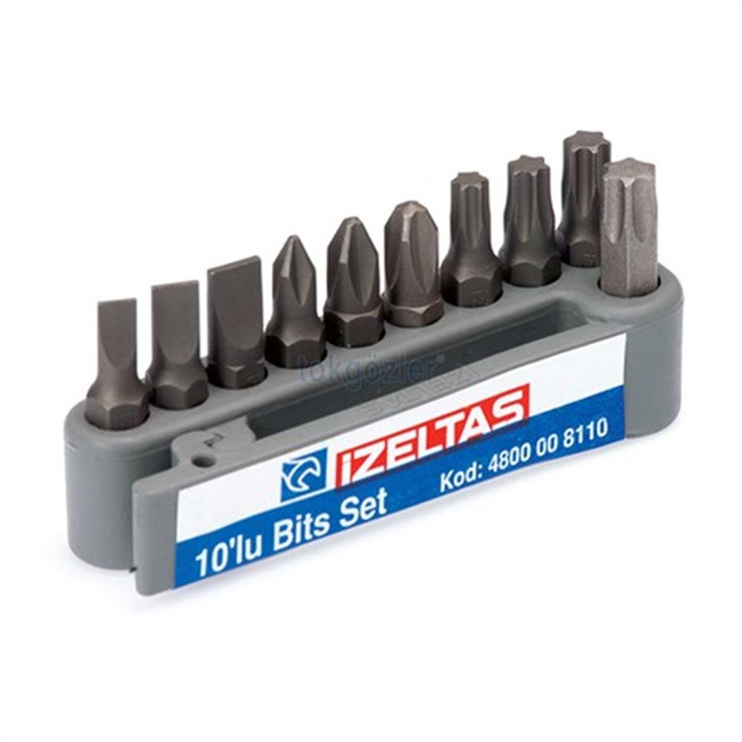 İzeltaş 4800 10'Lu Bits Uç Seti 25 mm