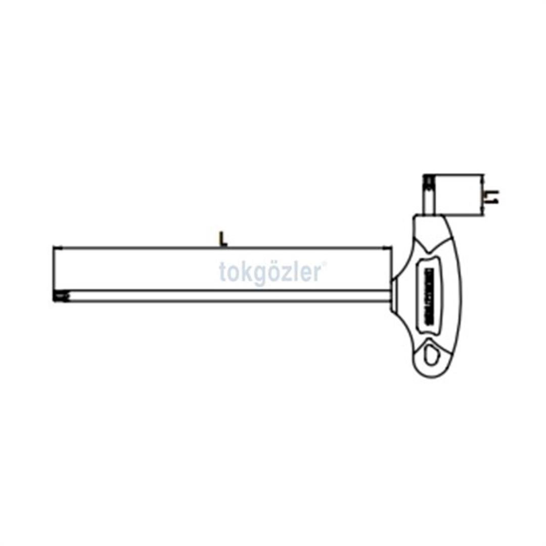 İzeltaş 4909 T Tipi Torx Allen Anahtar T 20