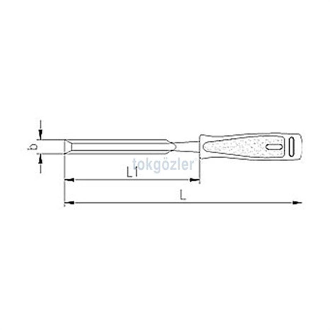 İzeltaş 5010 İskarpela (Düz) 8 mm