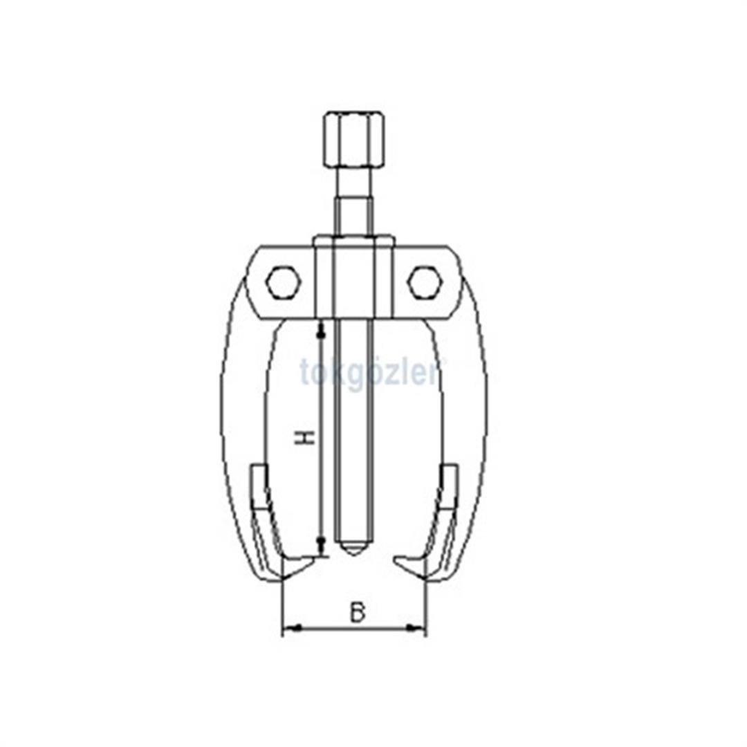 İzeltaş 7030 Master Çektirme (İki Kollu) 16x16