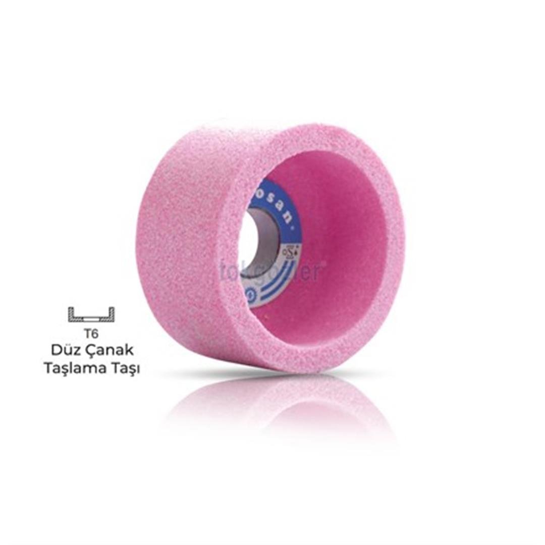 Karbosan Form D-125 125x63x20 EKR 60 Takım Bileme Düz Çanak Taşı 914030 (EKR 60 K6 V)