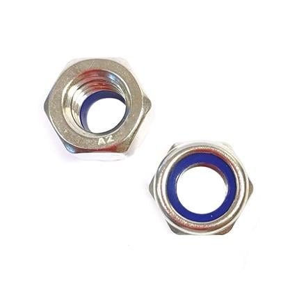 M10 DIN 985 A2 Paslanmaz Inox Fiberli Somun