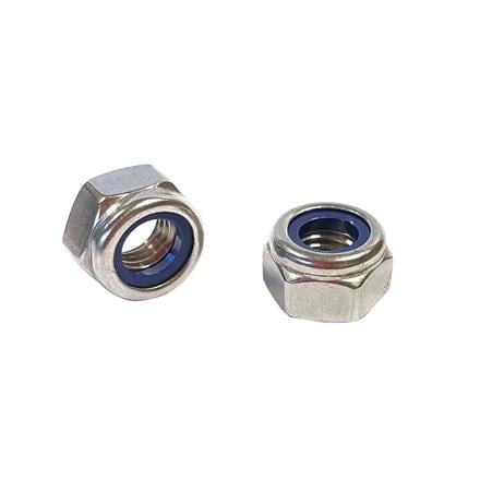 M10 DIN 985 A2 Paslanmaz Inox Fiberli Somun