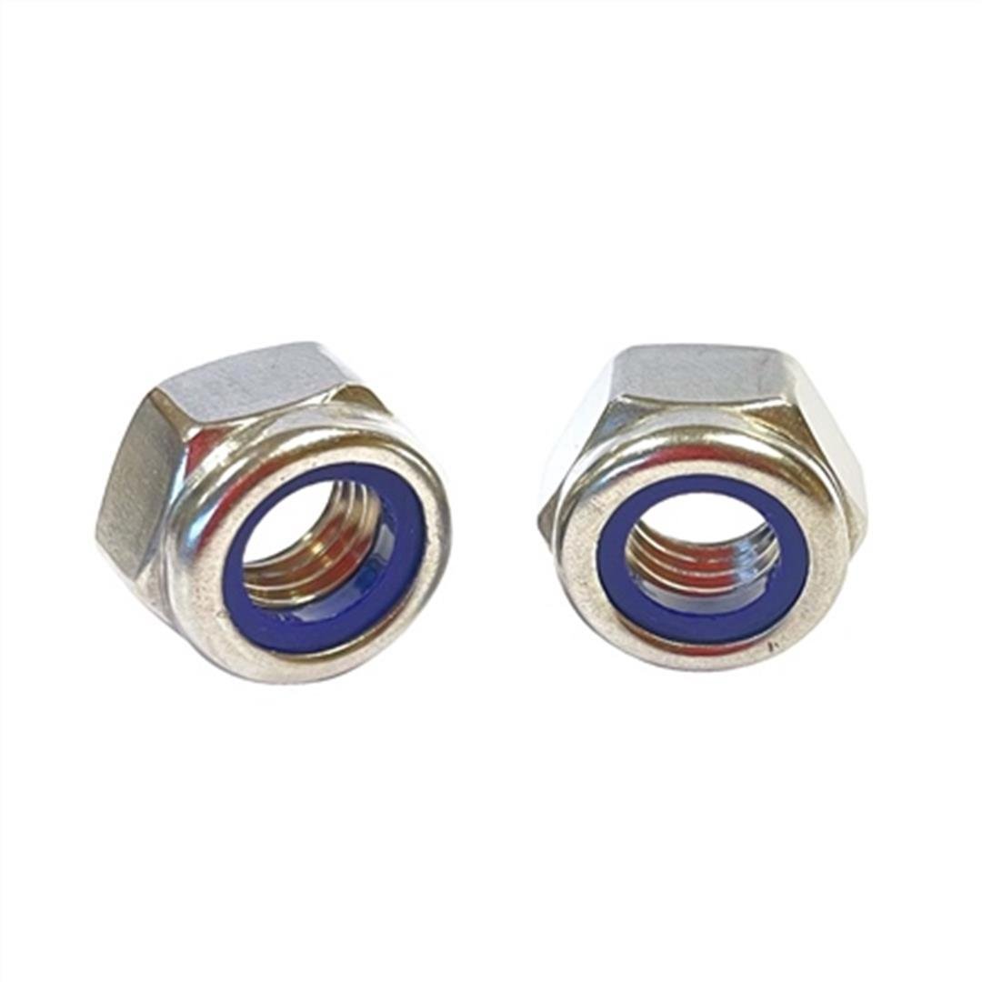 M12 DIN 985 A2 Paslanmaz Inox Fiberli Somun
