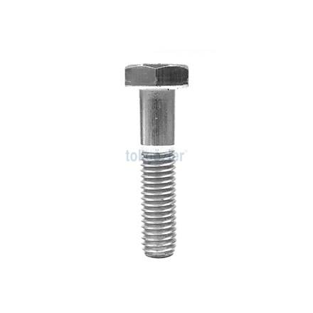 M12x150 DIN 931 8.8 Kalite AKB (Altı Köşe Başlı) Çelik Cıvata Beyaz