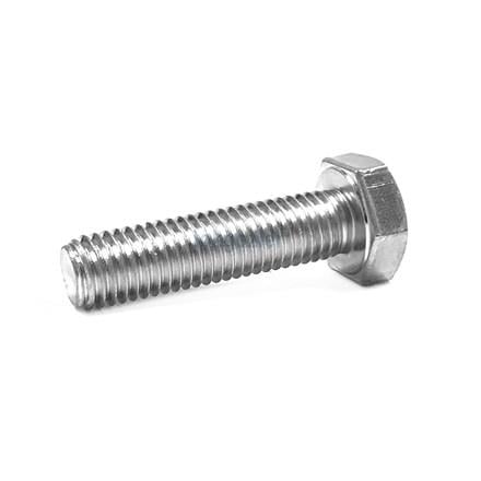 M12x65 DIN 933 8.8 Kalite AKB (Altı Köşe Başlı) Çelik Cıvata Beyaz