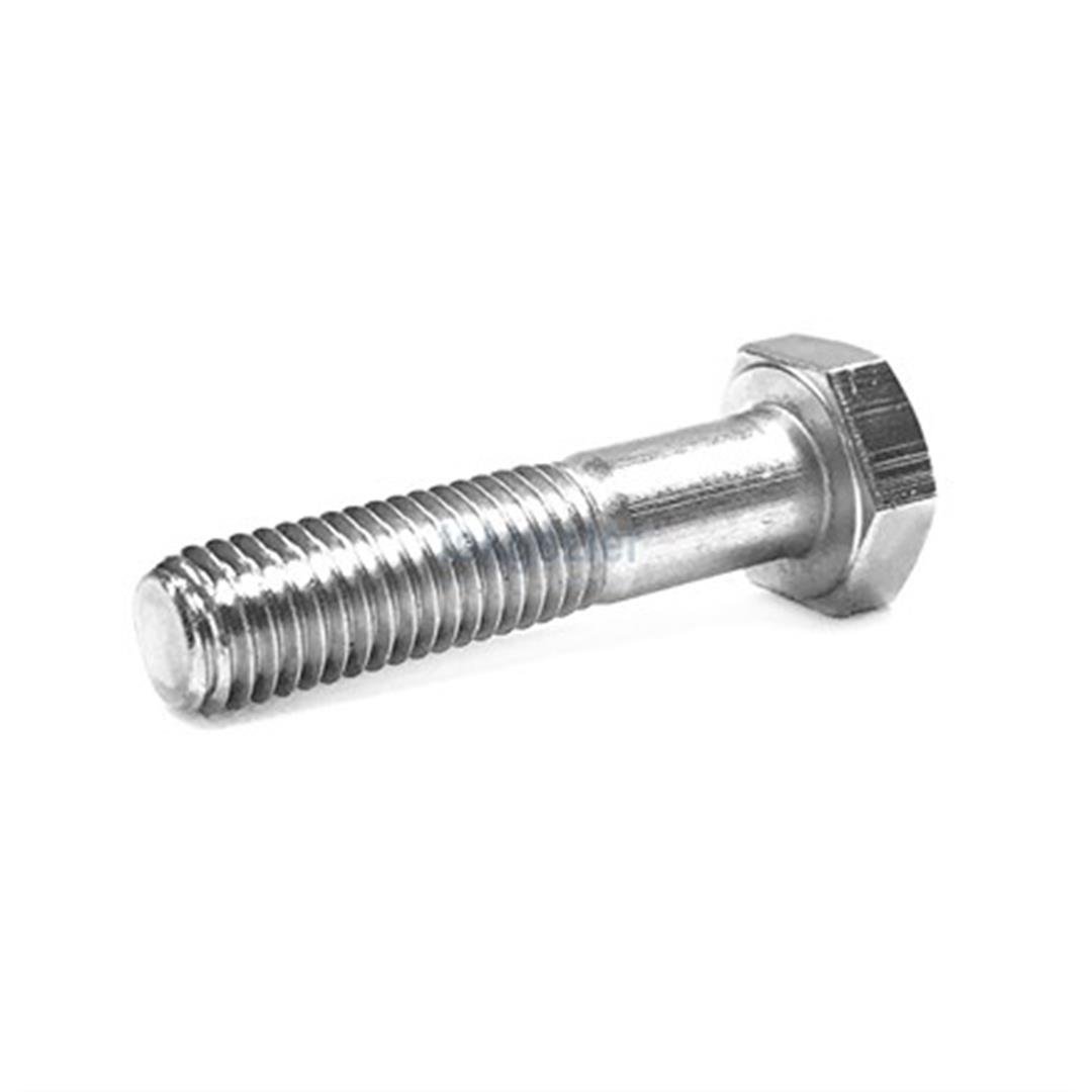 M16x120 DIN 931 8.8 Kalite AKB (Altı Köşe Başlı) Çelik Cıvata Beyaz