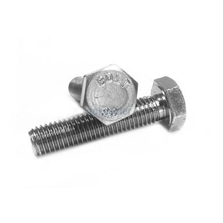 M5x10 DIN 933 8.8 Kalite AKB (Altı Köşe Başlı) Çelik Cıvata Beyaz