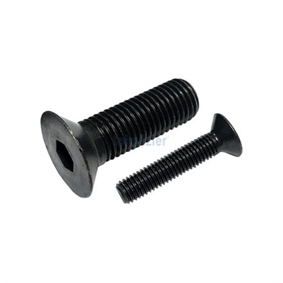 M6x40 DIN 7991 Havşa Başlı İmbus 10.9 Kalite Çelik Cıvata Siyah