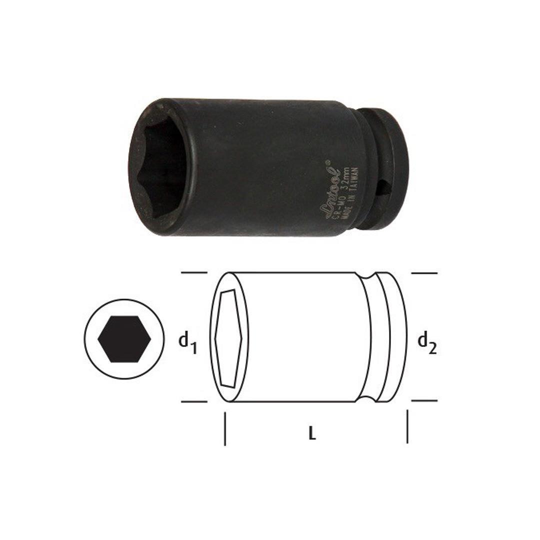 Osaka LN1224 Havalı Lokma Anahtar 1/2