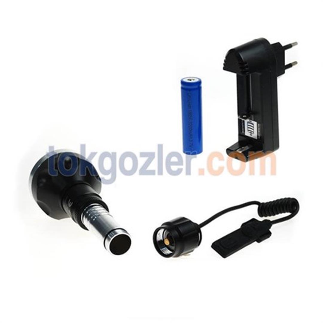 Panther PT-4423 T6 Led 800 Lumen Şarjlı El Feneri