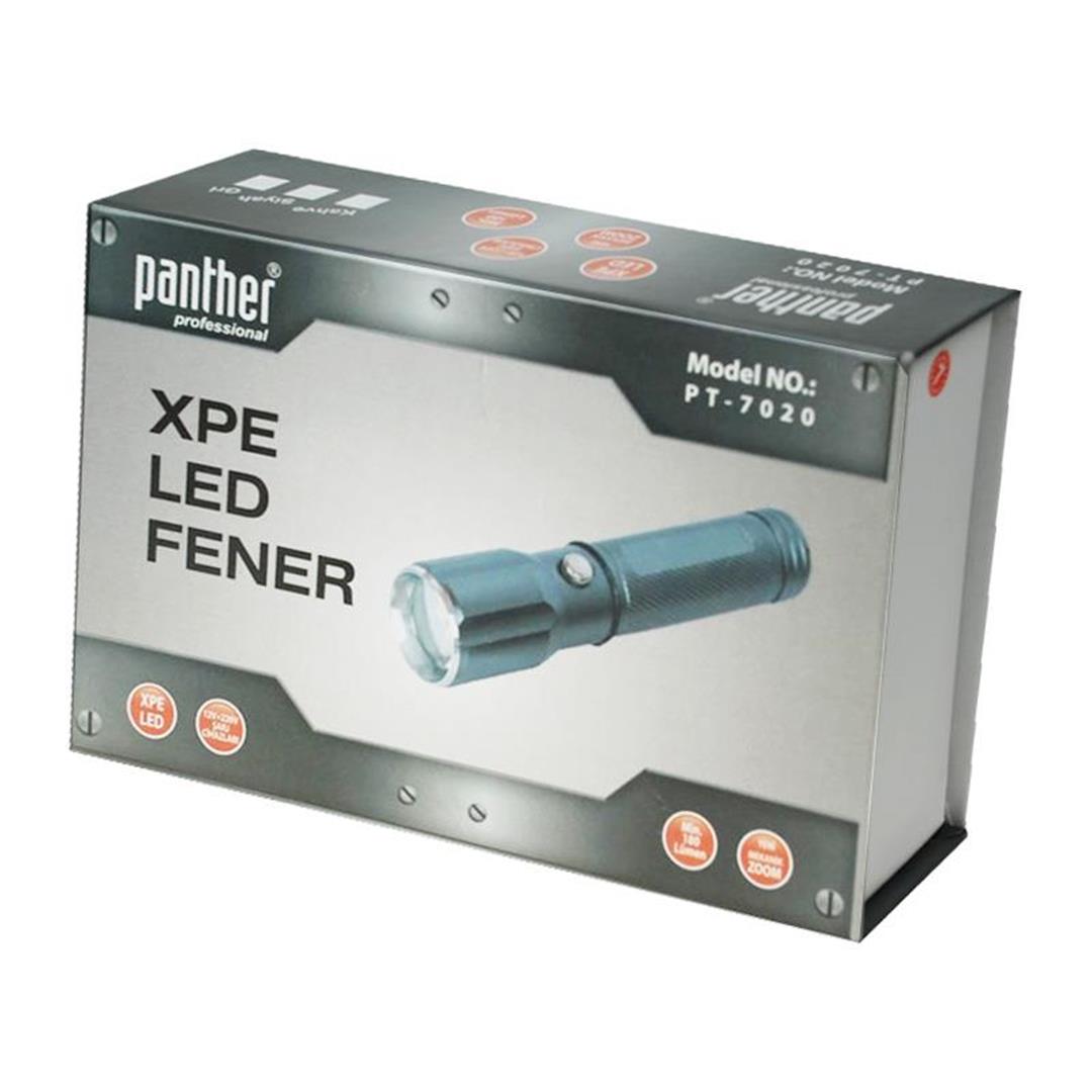 Panther PT-7020 Xpe Şarjlı Led El Feneri
