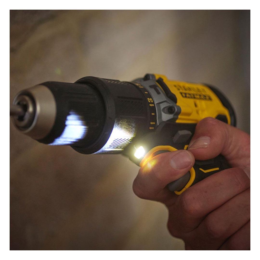 Stanley SBD715D2K 18V 2.0Ah V20 Li-ion Çift Akülü Kömürsüz Darbeli Matkap ve Vidalama