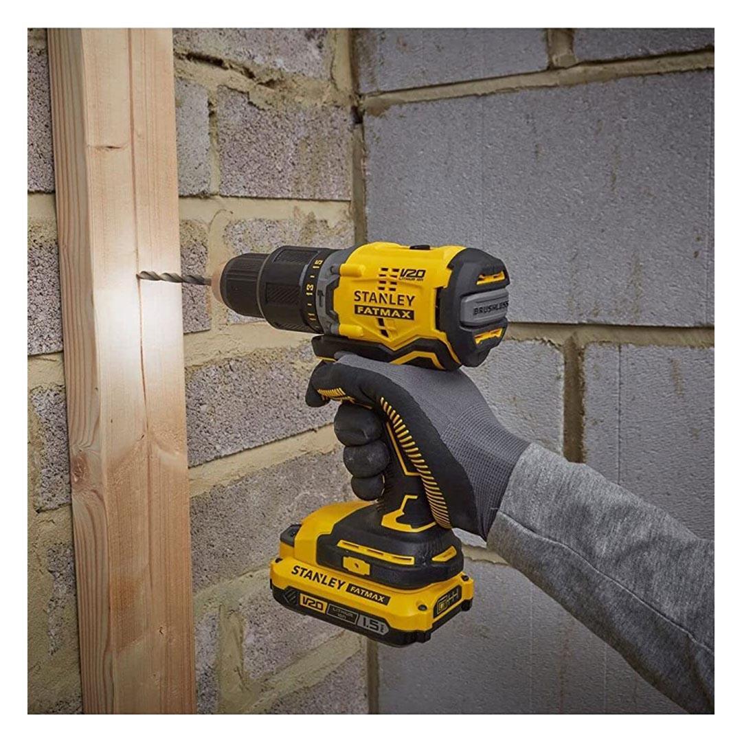 Stanley SBD715D2K 18V 2.0Ah V20 Li-ion Çift Akülü Kömürsüz Darbeli Matkap ve Vidalama