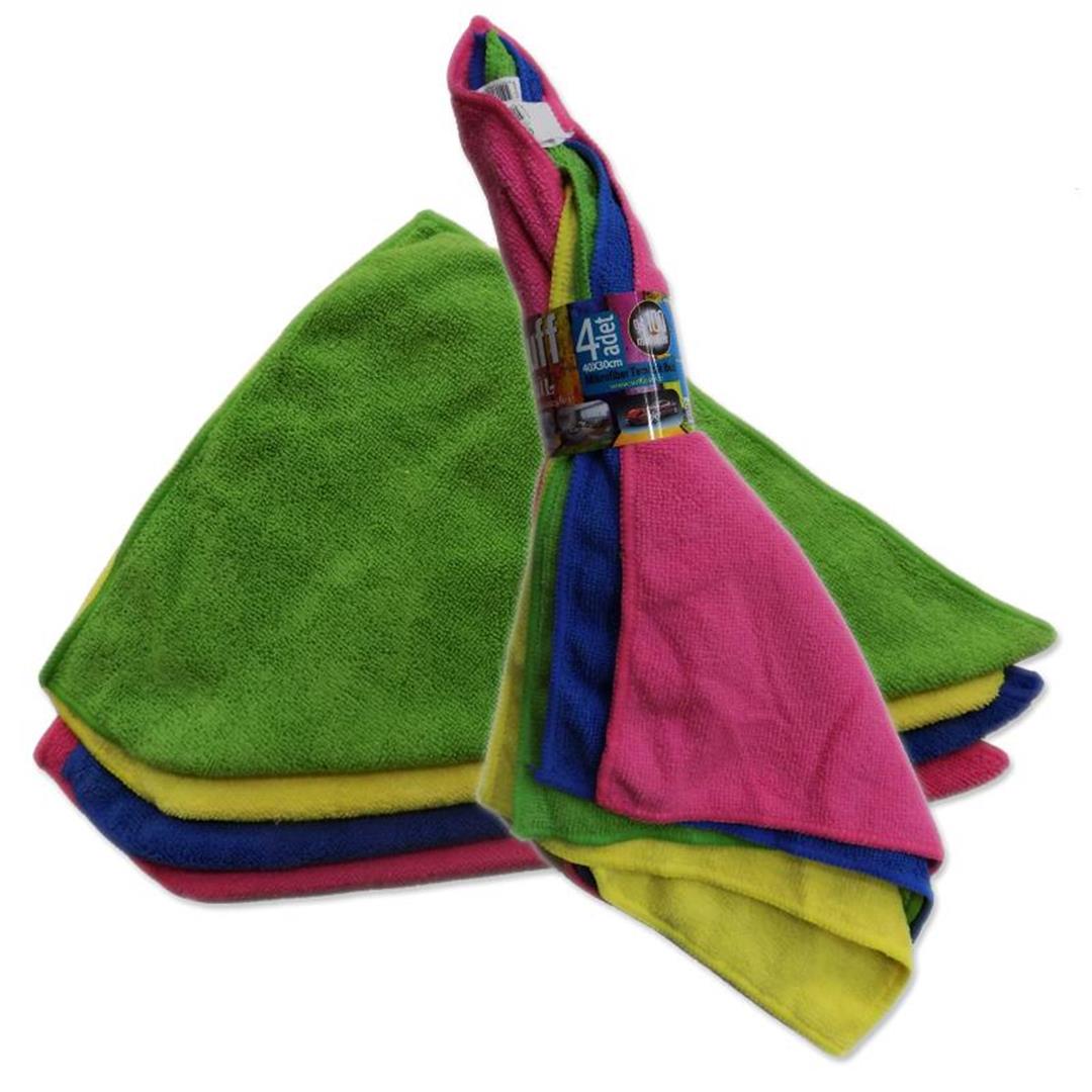 Suff Mikrofiber Temizlik Bezi 4'Lü