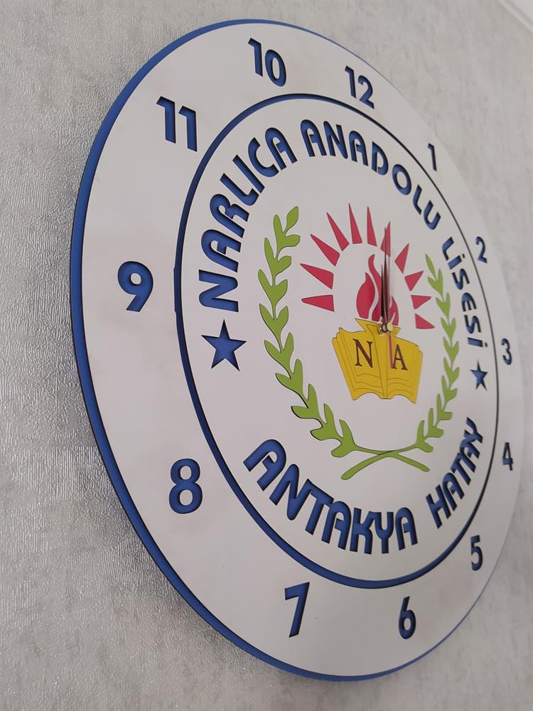 Özel Lazer Kesim Mdf Hediyelik Dekor Saat