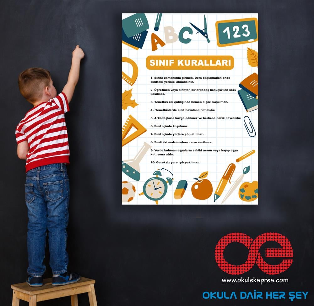 Sınıf Kuralları Afiş Poster