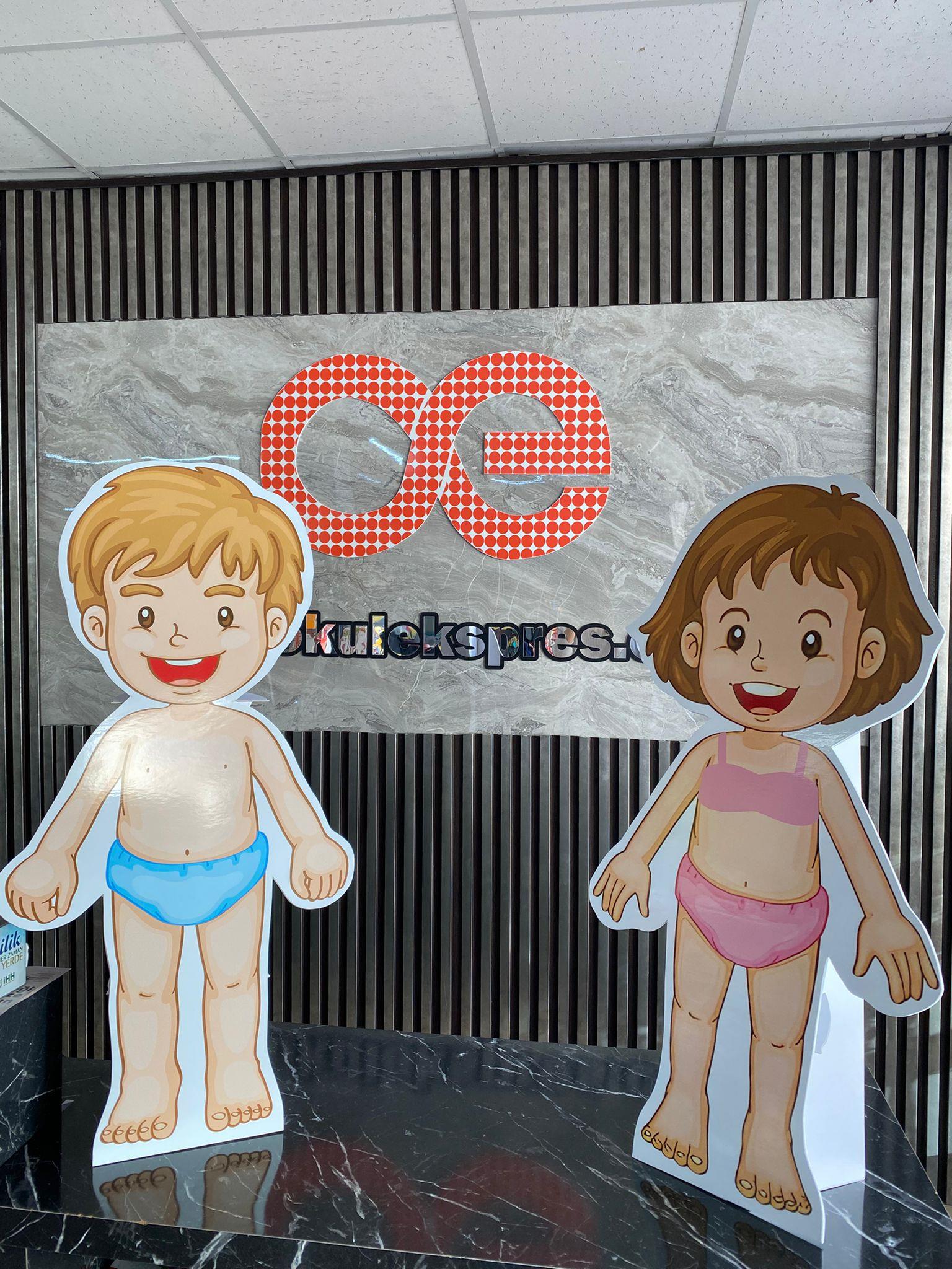 Okulekspres Maket Çocuk 4 mm Dekota üzeri Dijital Baskı